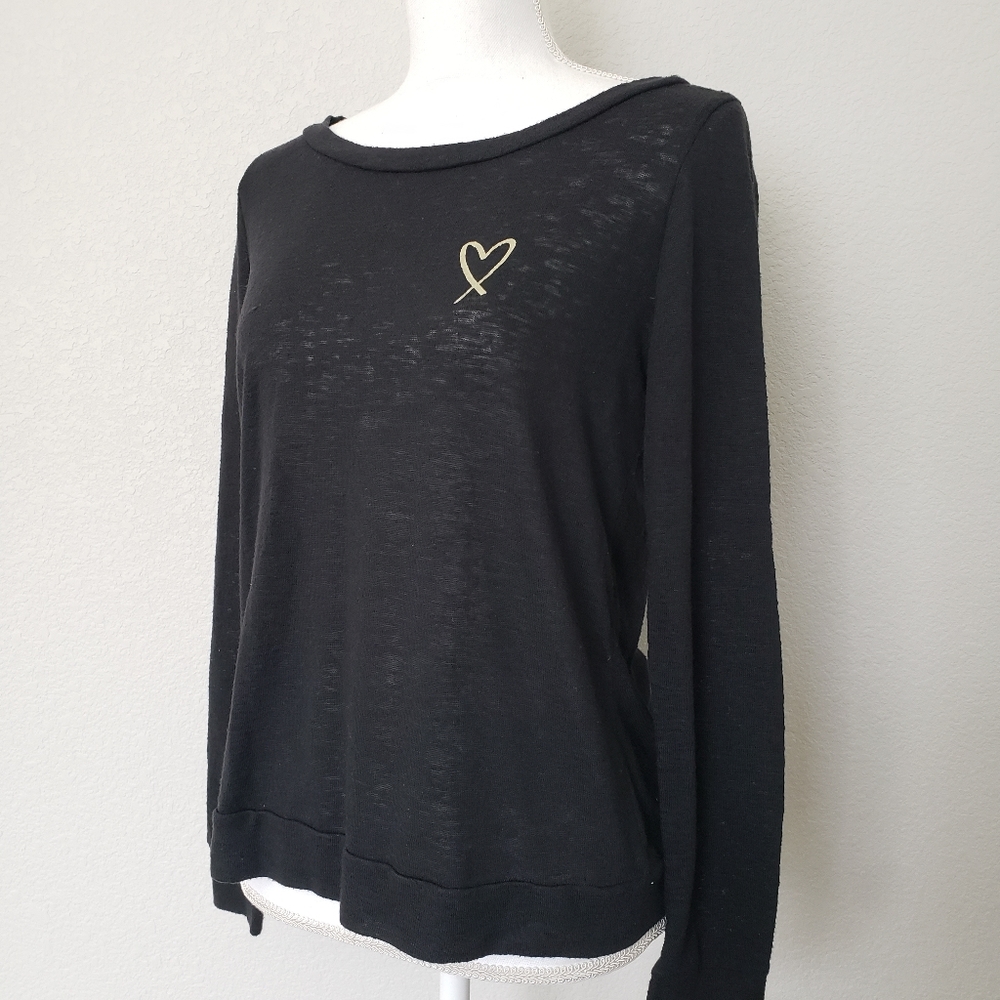 Victoria's Secret Long Sleeves Tee Black XS
